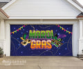 Happy Mardi Gras! | 2-Car Garage Door Cover
