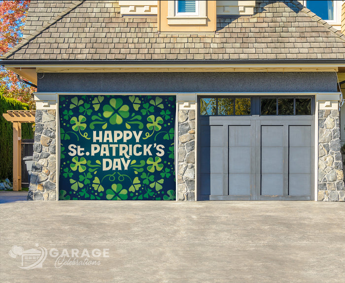 Happy St. Patrick's Day | 1-Car Garage Door Cover
