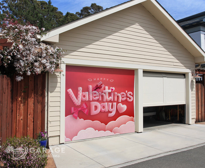 Happy Valentines Day | 1-Car Garage Door Cover
