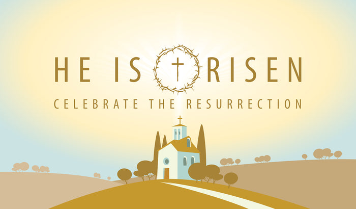 He Is Risen | 2-Car Garage Door Cover