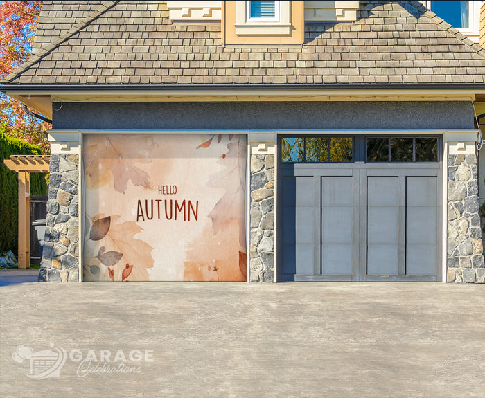 Hello Autumn | 1-Car Garage Door Cover