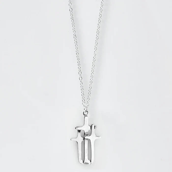Hillestad Triple Cross Necklace