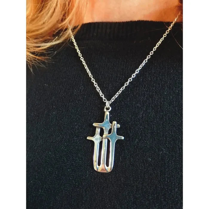Hillestad Triple Cross Necklace