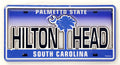 Hilton Head South Carolina License Plate Dual Layer MDF Magnet