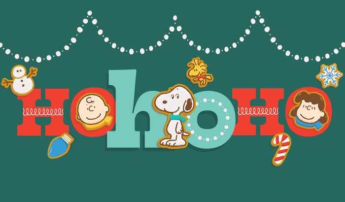 Ho Ho Ho | 2-Car Peanuts® Garage Door Cover
