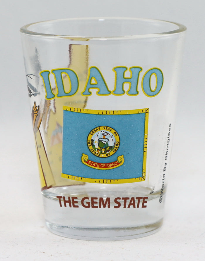 Idaho United States USA Souvenir Boxed Shot Glass Set (Set of 6)