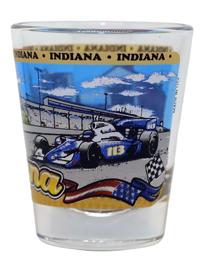 Indiana State Wraparound Shot Glass