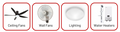 Installation Services (Ceiling Lamps/Heaters/Wall & Ceiling Fans)
