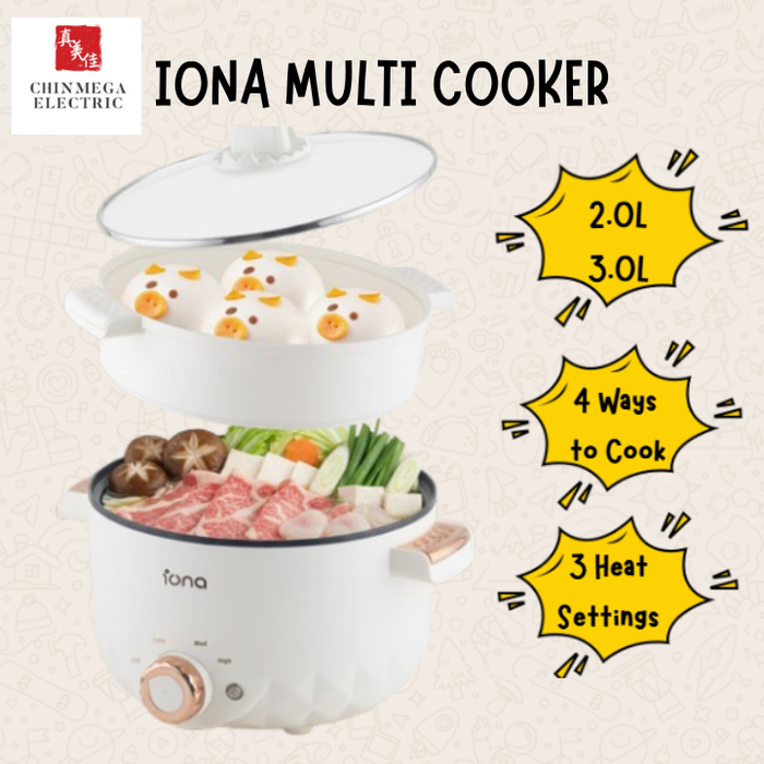 IONA Multi Cooker with Steamer