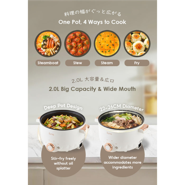 IONA Multi Cooker with Steamer