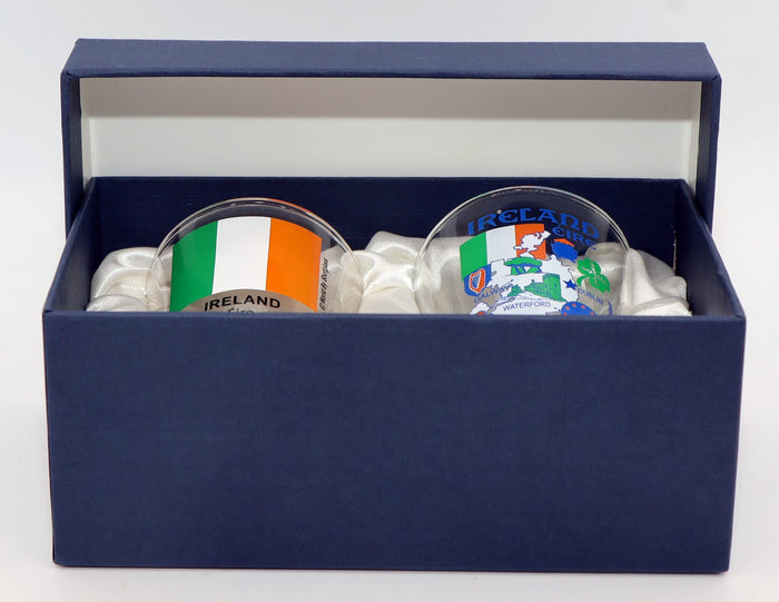 Ireland Souvenir Boxed Shot Glass Set (Set of 2)