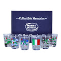 Italy Central and Southern Highlights Souvenir Boxed Shot Glass Set (Set of 6)