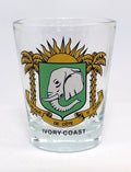 Ivory Coast (Côte d'Ivoire) Coat Of Arms Shot Glass