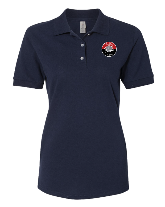 Jerzees Mens Premium 100% Cotton Piqué Polo Color *Navy* Brand World By Shotglass