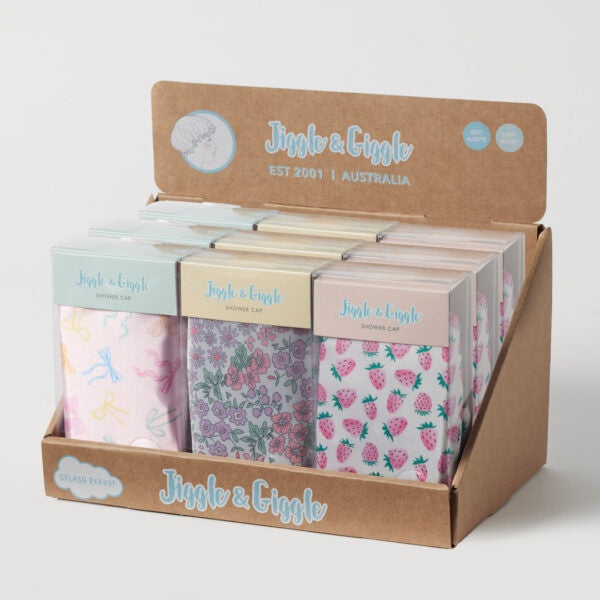 Jiggle & Giggle Shower Cap Asst