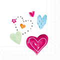 Joyful Love Beverage Napkin