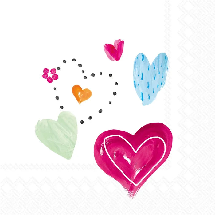 Joyful Love Beverage Napkin