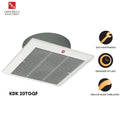 KDK 20cm Ceiling Mounted Ventilating Exhaust Fan 20TGQF