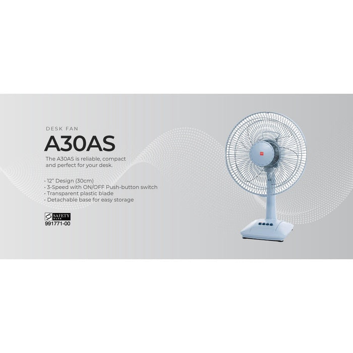 KDK A30AS 12" Table Fan