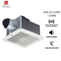 KDK Ceiling Mount Ventilating Fan with Motion Sensor and Timer (24CURA / CURB) / (24CHRA / CHRB)