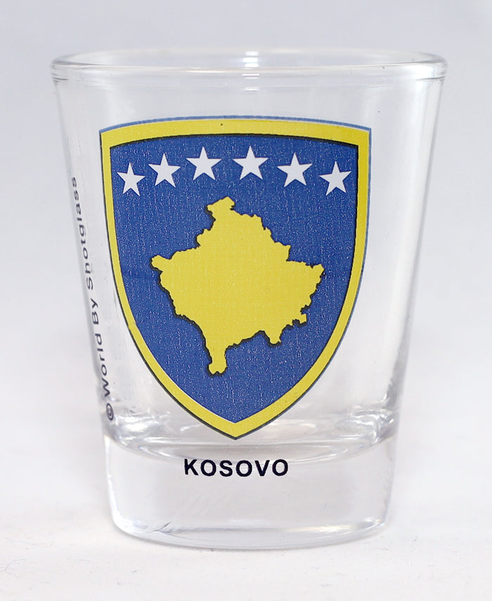 Kosovo Souvenir Boxed Shot Glass Set (Set of 2)