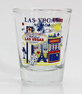 Las Vegas Nevada Attractions Collage Shot Glass