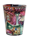 Las Vegas Nevada City Fireworks Shot Glass