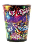 Las Vegas Nevada Neon Fireworks Shot Glass