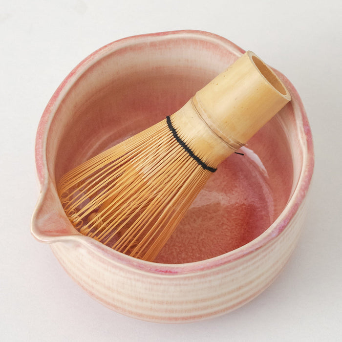 Lavender Ceramic Matcha Set with Bowl and Chasen Holder