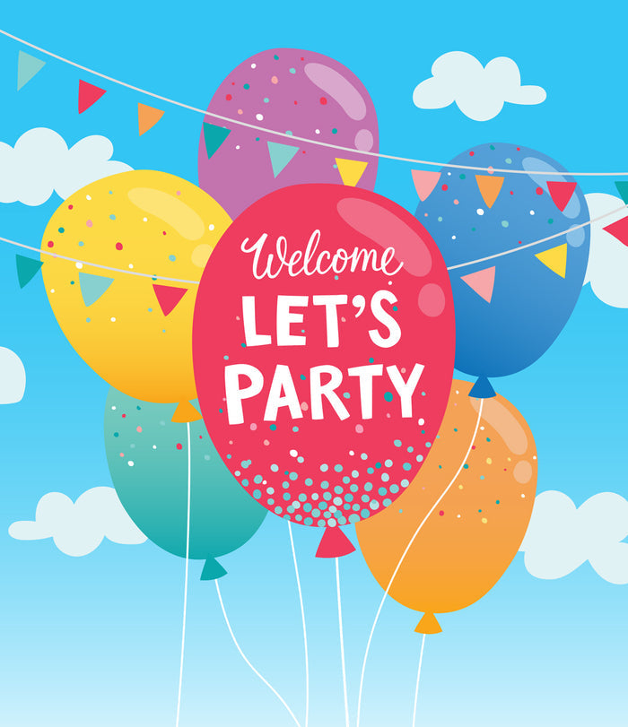 Let's Party! | 1-Car Garage Door Cover