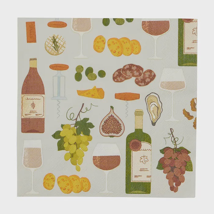 L'heure du Vin Lunch Napkin 20pk