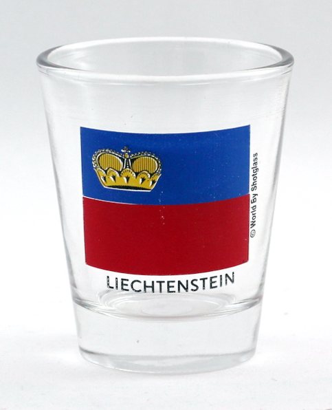 Liechtenstein Souvenir Boxed Shot Glass Set (Set of 2)