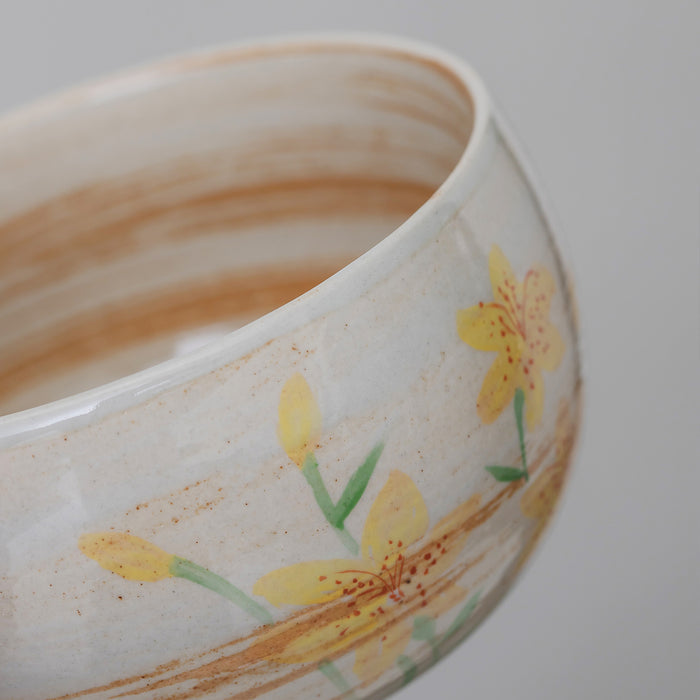 Lily Ceramic Matcha Set with Bowl and Chasen Holder