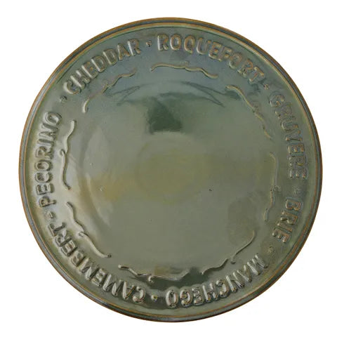 Loire Ceramic Cheese Platter Olive