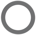 Product Display Visual of the SKU: LBL-10CRT-S for Marketing of theLotus 10" Silver Round Trim Cover for TP120-347-RT9.5-C-DIM-G1-ES | LBL-10CRT-S