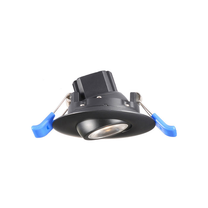 Lotus 2" Round Eyeball Gimbal with 20° Tilt & 360° Rotation 5W 120V 24° Beam CRI 90+ Wet Type IC Air-Tight | LL2G-27K