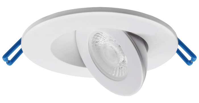 Product Display Visual of the SKU: LED-2-S5W-5CCT-FG-WH for Marketing of theLotus 2" Round Floating Gimbal Recessed LED 5W | LED-2-S5W-FG