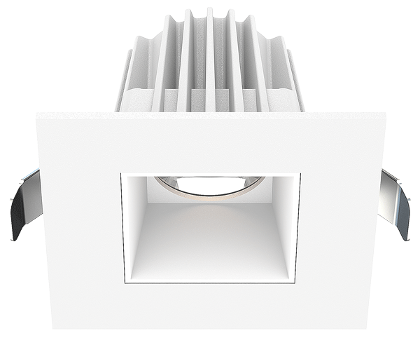 Product Display Visual of the SKU: JXL-COB02-S09W-5CCT-WH-2SR-SM-WH for Marketing of theLotus 2" Square Recessed Economy LED 9W 5CCT | JXL-COB02-S09W-5CCT-XX-2SR-SM-XX