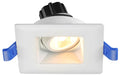 Product Display Visual of the SKU: LSG2-27K-WH for Marketing of theLotus 2" Square Regressed Gimbal LED 5W | LSG2