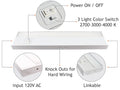 Product Display Visual of the SKU: UCL1001-24-LED for Marketing of theLotus 24" Under Cabinet LED Bar 120V Dim 3CCT 27-30-40K 14W 1050 lm CRI 90+ | UCL1001-24-LED