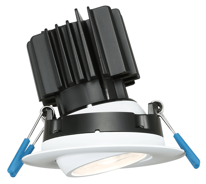 Product Display Visual of the SKU: LL3G-3018K-HO-WH for Marketing of theLotus 3" Eyeball Round Recessed Gimbal LED High Output 11W | LL3G-HO