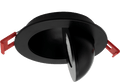 Product Display Visual of the SKU: LED-3-S7W-3018K-FG-BK for Marketing of theLotus 3" Round Floating Gimbal LED 7W Damp Type IC Air-Tight CRI 90+ | LED-3-S7W-FG