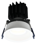 Product Display Visual of the SKU: LRG3-5CCT-HO-TT-WH for Marketing of theLotus 3" Round Regressed Gimbal Thin Trim | LRG3-HO-TT