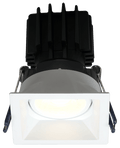 Product Display Visual of the SKU: LSG3-5CCT-HO-TT-WH for Marketing of theLotus 3" Square Regressed Gimbal Thin Trim | LSG3-HO-TT