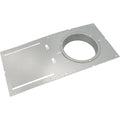 Product Display Visual of the SKU: MP4-114FR for Marketing of theLotus 4 3/8" Hole 13" Plate with 1 1/4" Flange for 4" Fire Rated Models | MP4-114FR