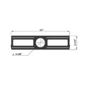 Product Display Visual of the SKU: RIP412 for Marketing of theLotus 4 1/2" Flat Rough-In Plates (5 Pack) | RIP412