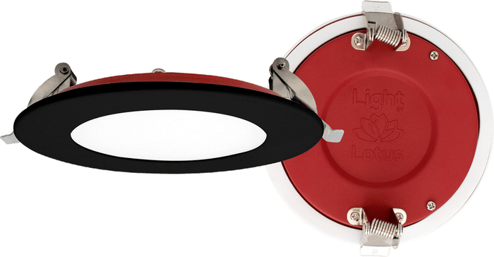 Lotus 4" Fire Rated Round Panel LED 9W 5CCT 900 lm CRI90+ | FR-LED-4-S12W-5CCT-PL