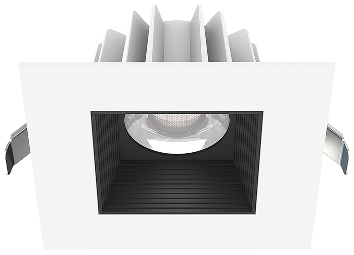 Lotus 4" Recessed Economy LED Square 15W 3CCT | JXL-COB04-S15W-CCT-4SR-SM-WH