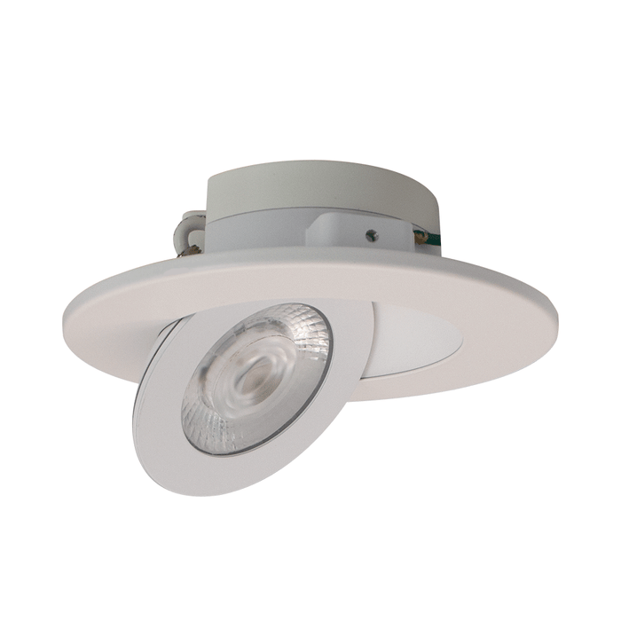 Lotus 4" Round Multi Fit Floating Gimbal LED 9W Round Trim 5CCT Wet CRI 90+ | AD-LED-4-S9W-MFG