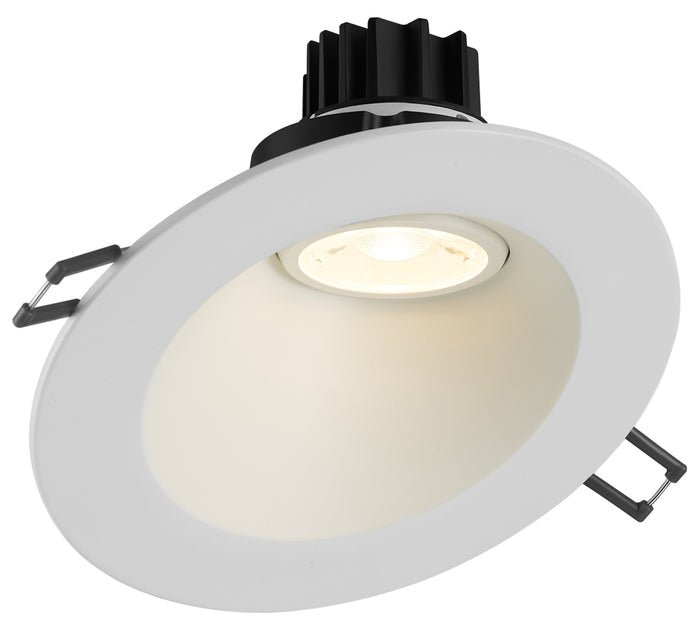 Product Display Visual of the SKU: LRG3-30K-4RSL-WH for Marketing of theLotus 4" Sloped Round Regressed Gimbal LED 7.5W | LRG3-4RSL
